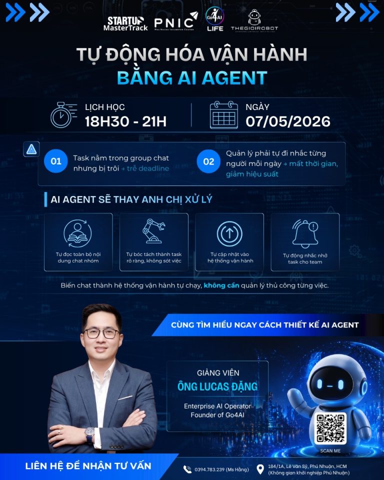 Chuyên Đề: TỰ ĐỘNG HÓA VẬN HÀNH BẰNG AI AGENT - LUCAS ĐẶNG